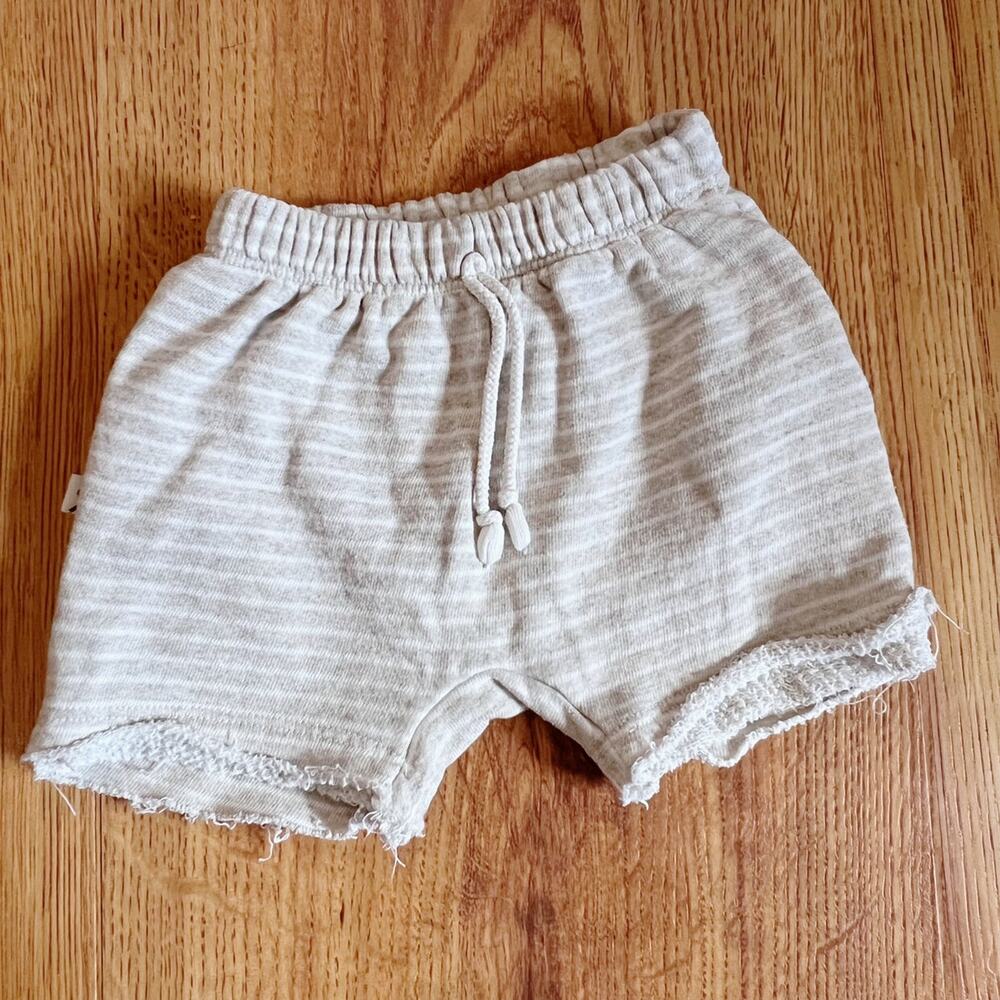 Childhoods Oatmeal Stripe Boy Shorts